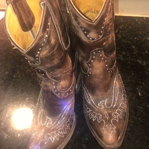 Authentic Old Gringo Swarovski Crystal Boots 6